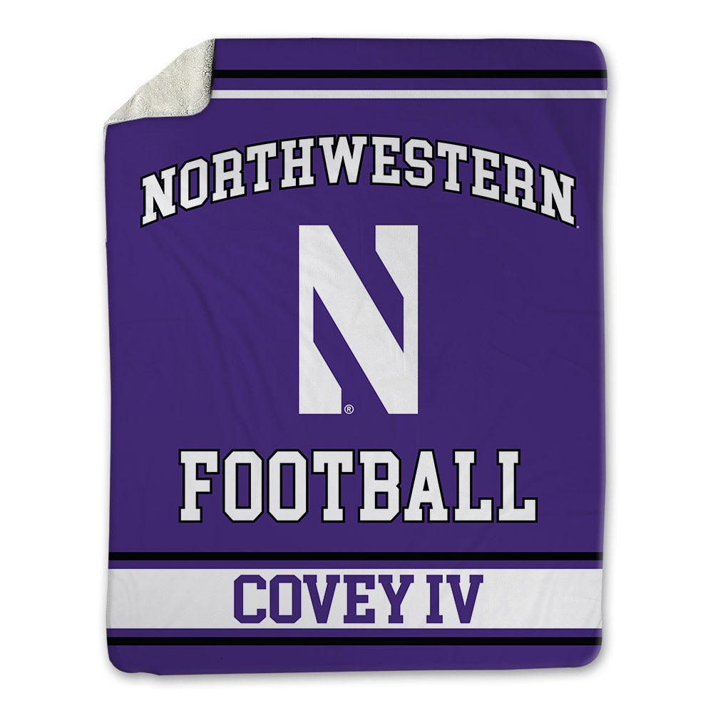 Northwestern - NCAA Football : Frank Covey IV - Blanket-0