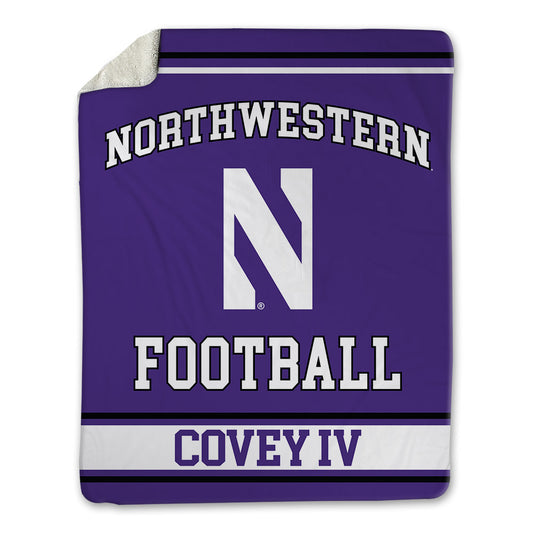 Northwestern - NCAA Football : Frank Covey IV - Blanket-0