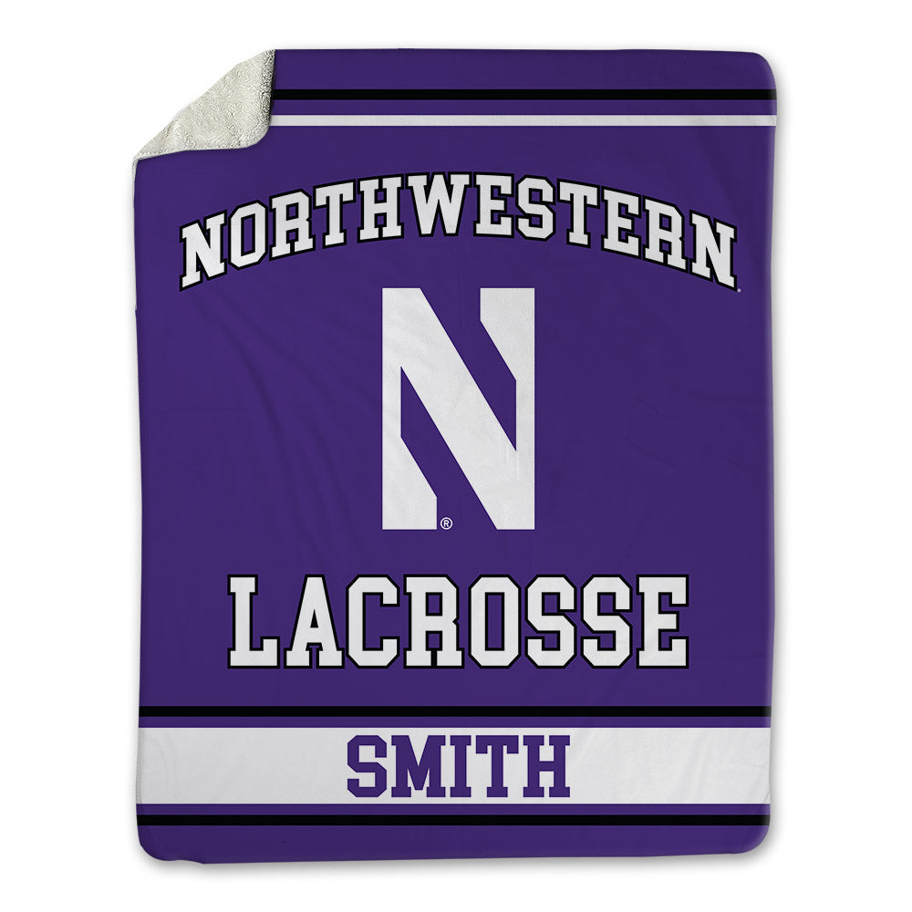 Northwestern - NCAA Women's Lacrosse : Samantha Smith - Blanket-0