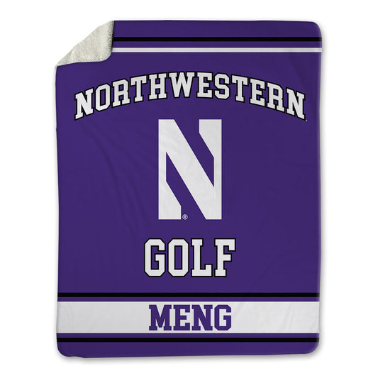 Northwestern - NCAA Women's Golf : Megan Meng - Blanket-0