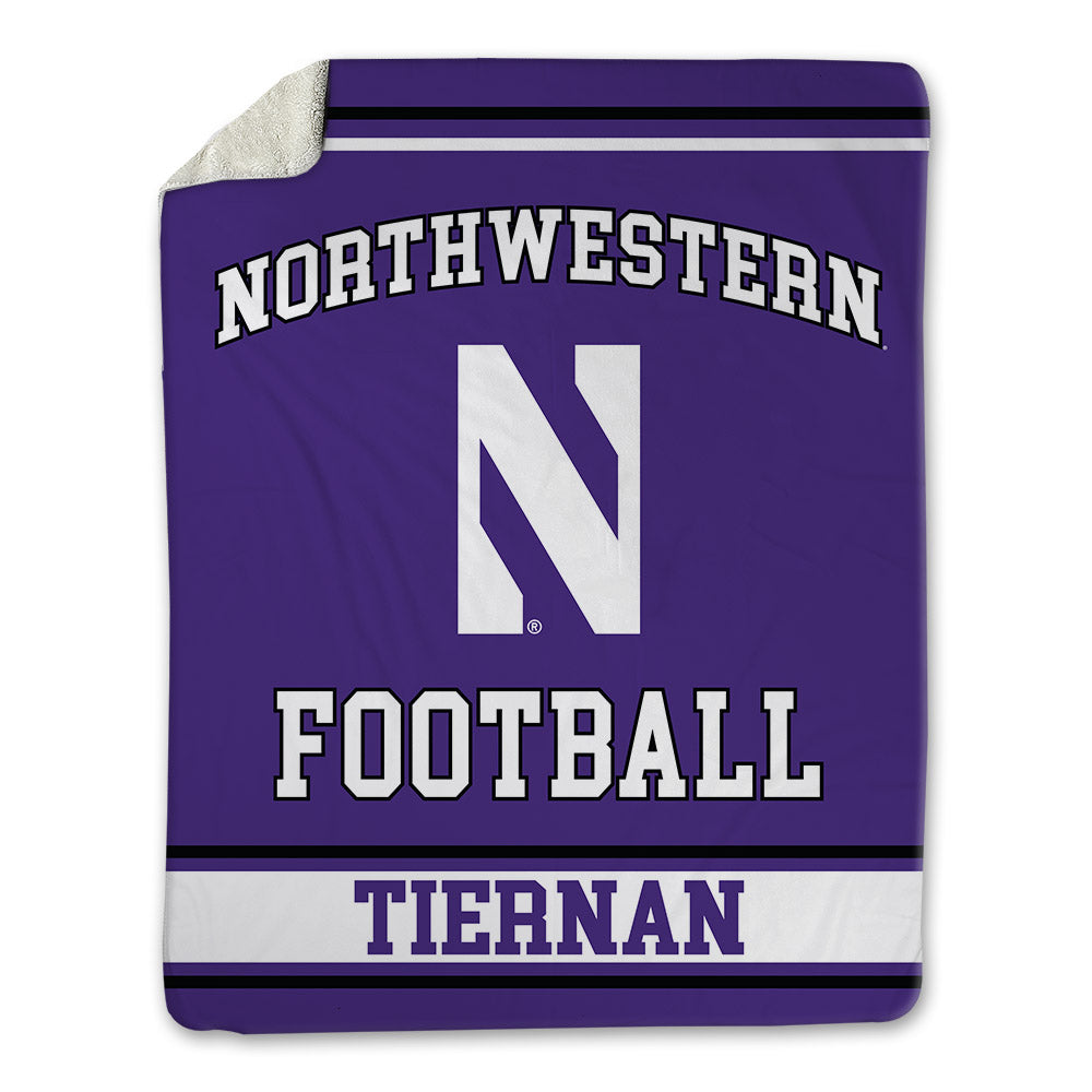 Northwestern - NCAA Football : Caleb Tiernan - Blanket-0