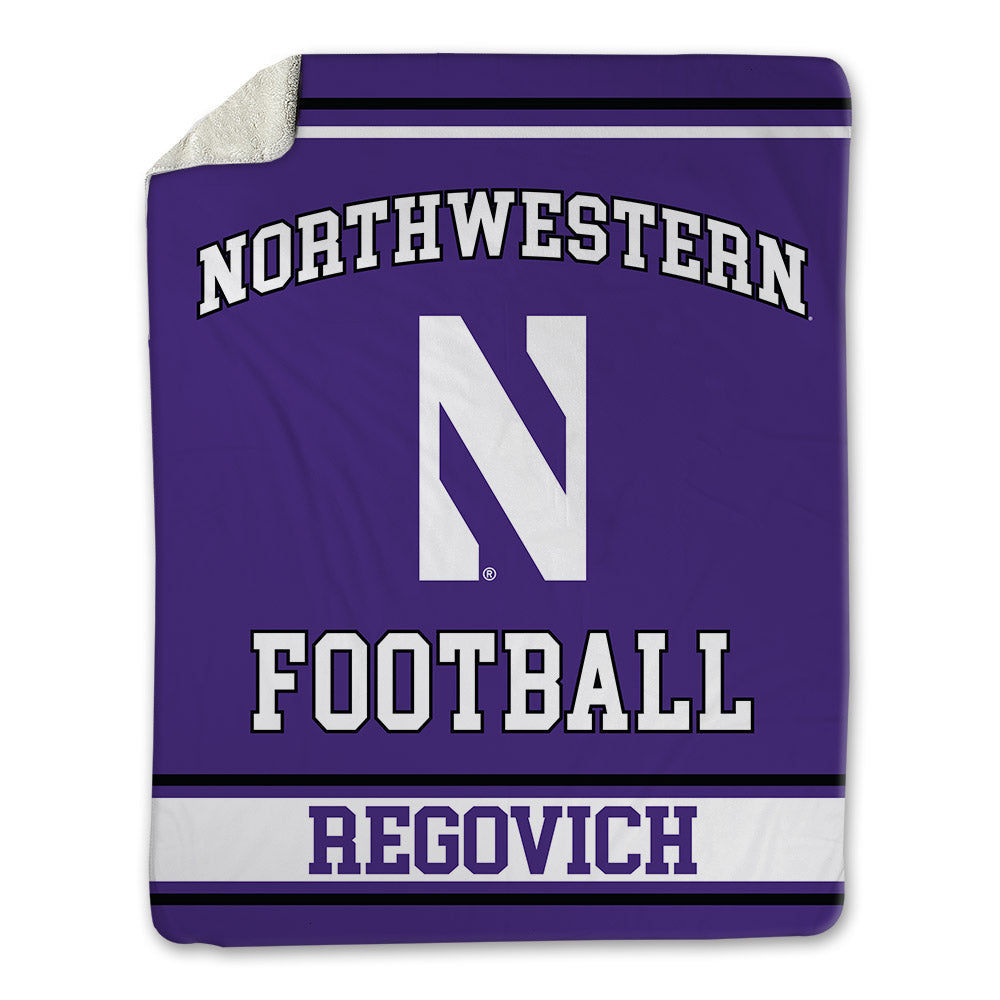 Northwestern - NCAA Football : Troy Regovich - Blanket-0
