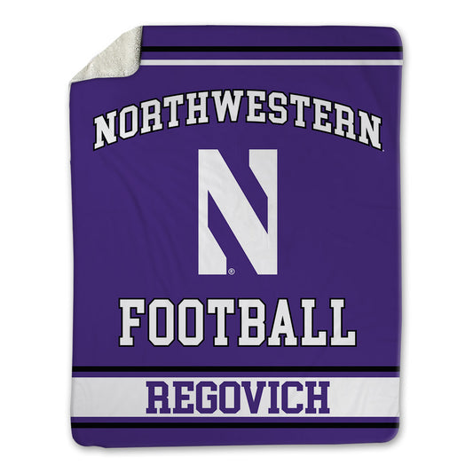 Northwestern - NCAA Football : Troy Regovich - Blanket-0