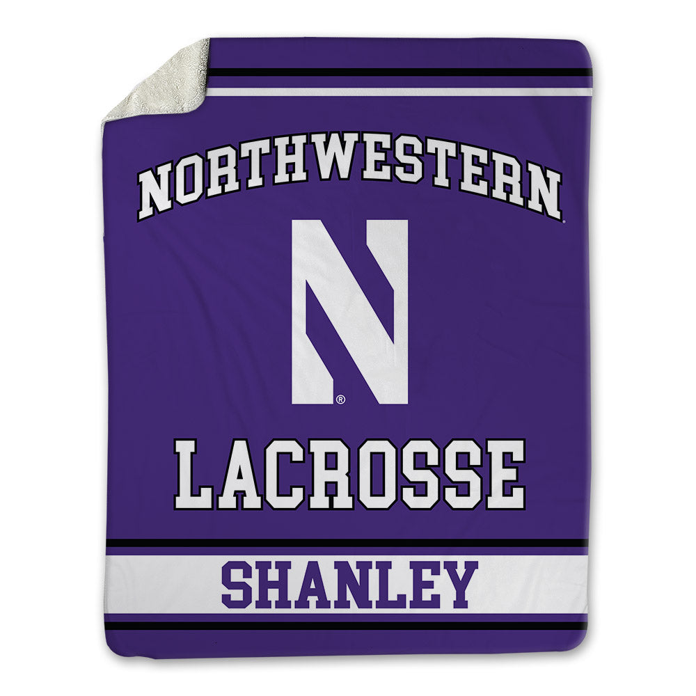 Northwestern - NCAA Women's Lacrosse : Katie Shanley - Blanket-0