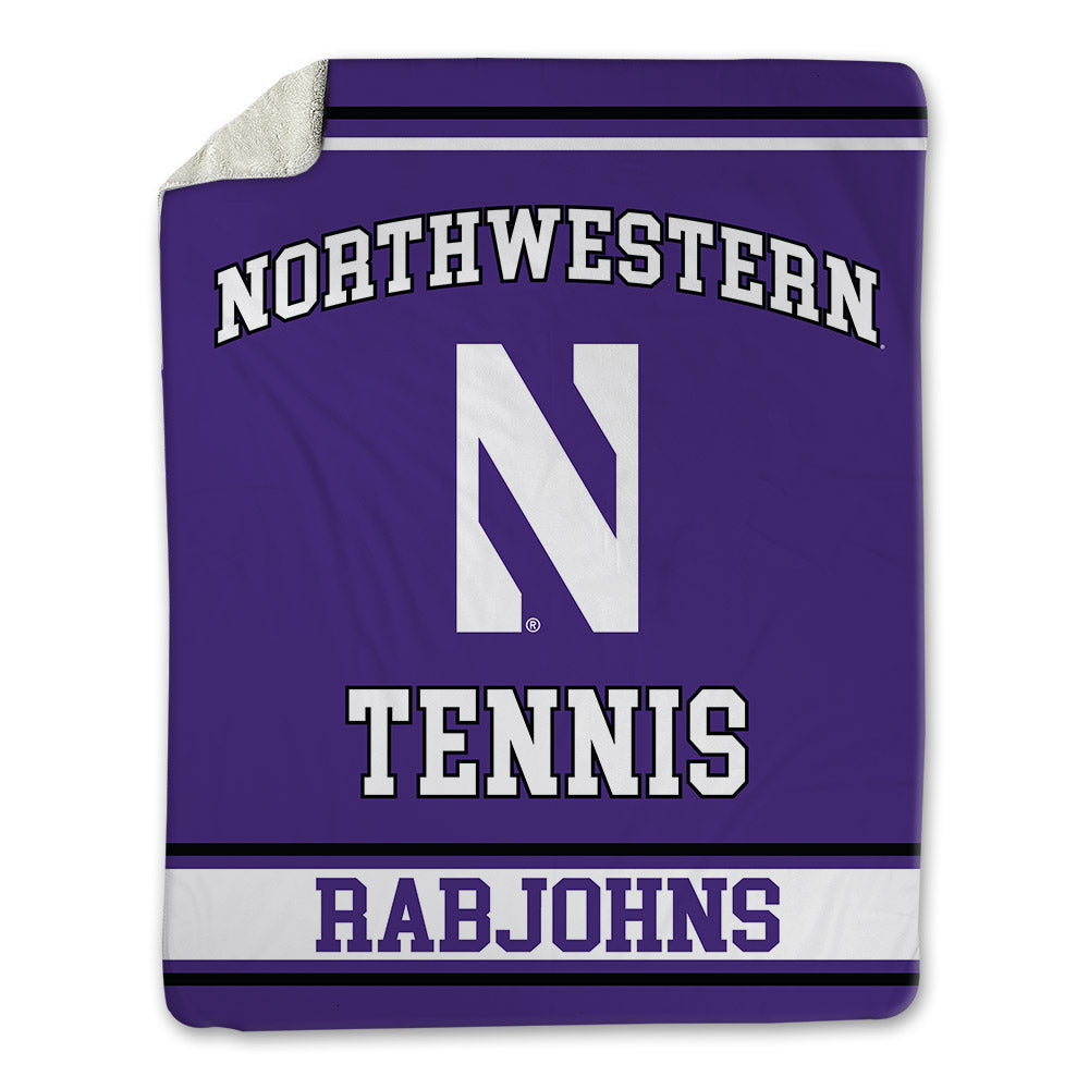 Northwestern - NCAA Women's Tennis : Kiley Rabjohns - Blanket-0