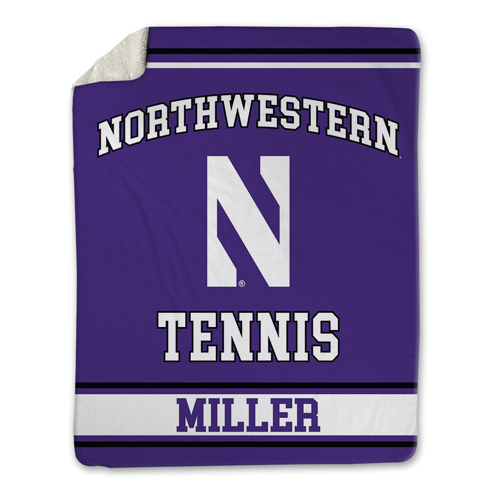 Northwestern - NCAA Men's Tennis : Chad Miller - Blanket-0