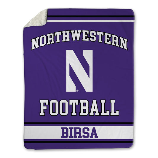 Northwestern - NCAA Football : Anthony Birsa - Blanket-0