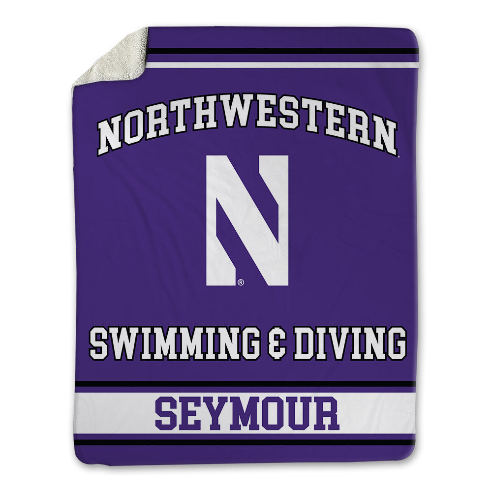 Northwestern - NCAA Men's Swimming & Diving : Stuart Seymour - Blanket-0