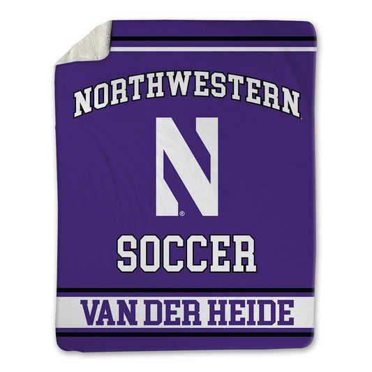Northwestern - NCAA Men's Soccer : Dimas Van der Heide - Blanket-0
