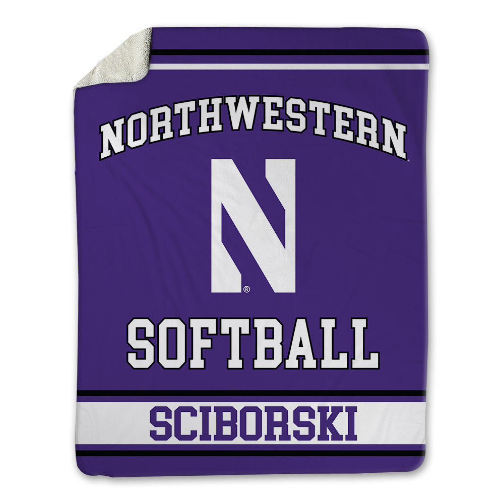 Northwestern - NCAA Softball : Lauren Sciborski - Blanket-0