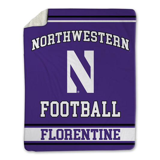 Northwestern - NCAA Football : Jack Florentine - Blanket-0