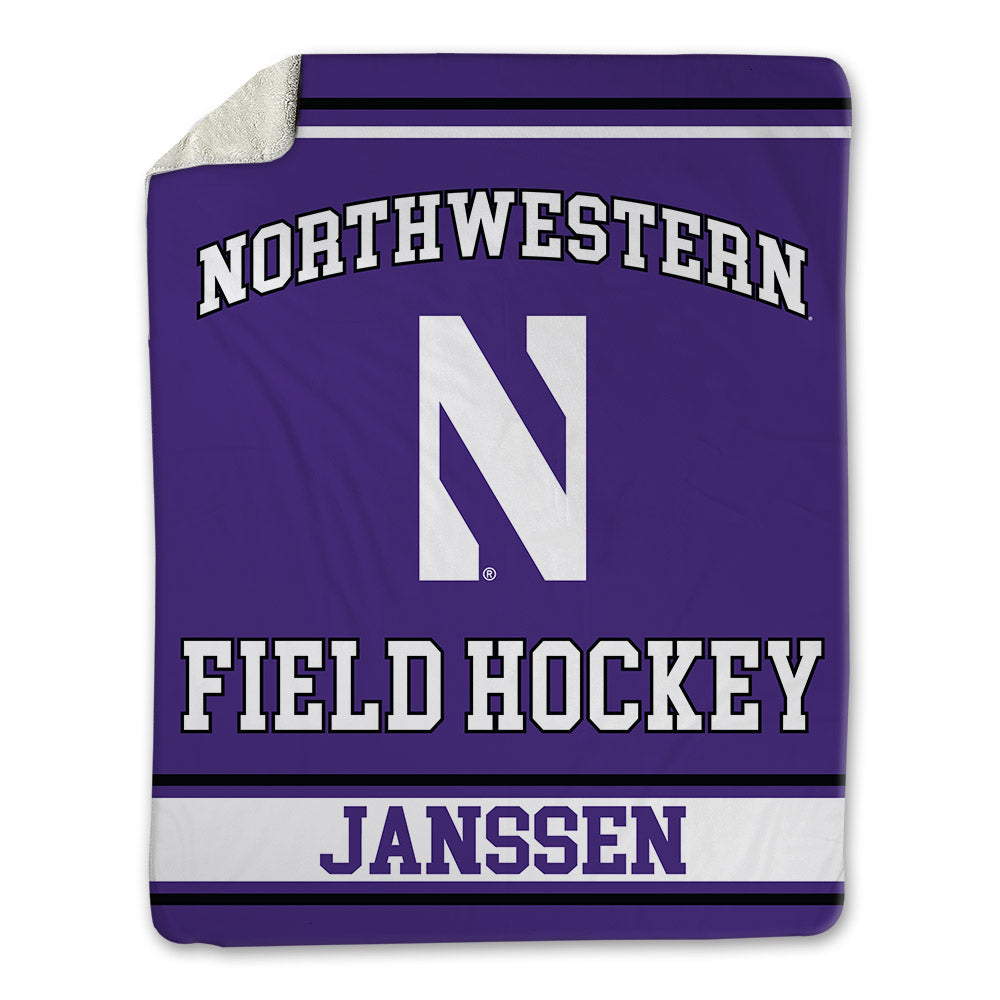 Northwestern - NCAA Women's Field Hockey : Kate Janssen - Blanket-0