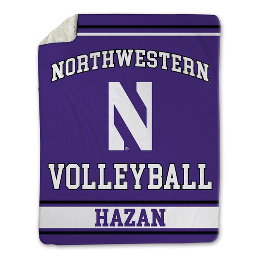 Northwestern - NCAA Women's Volleyball : Buse Hazan - Blanket-0