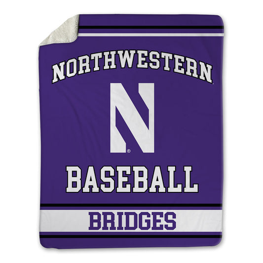 Northwestern - NCAA Baseball : Tommy Bridges - Blanket-0