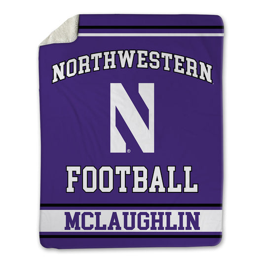 Northwestern - NCAA Football : Sean McLaughlin - Blanket-0