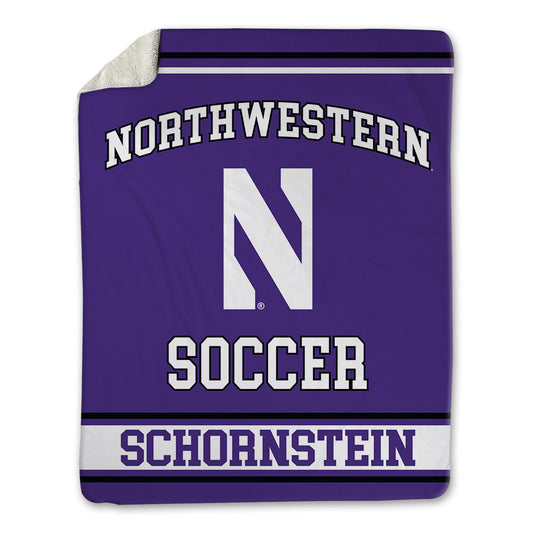 Northwestern - NCAA Women's Soccer : Tanna Schornstein - Blanket-0