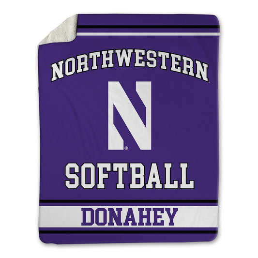 Northwestern - NCAA Softball : Bridget Donahey - Blanket-0