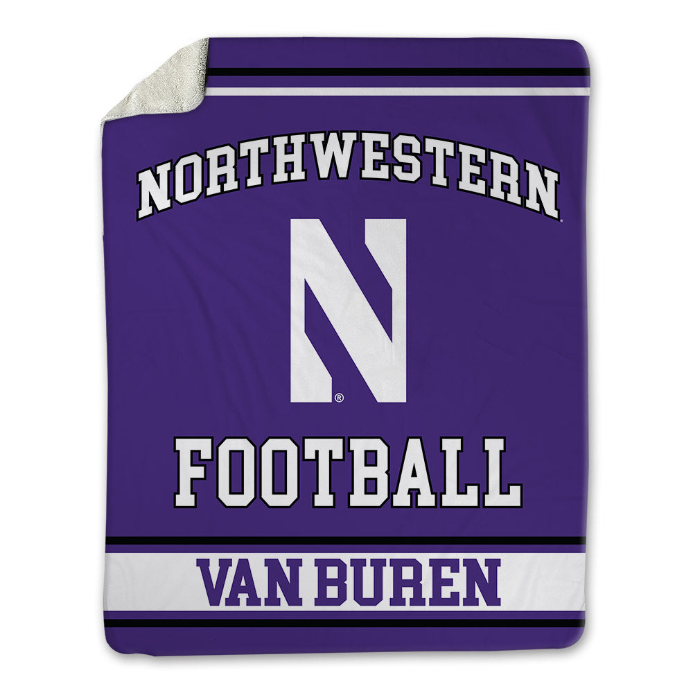 Northwestern - NCAA Football : Blake Van Buren - Blanket-0
