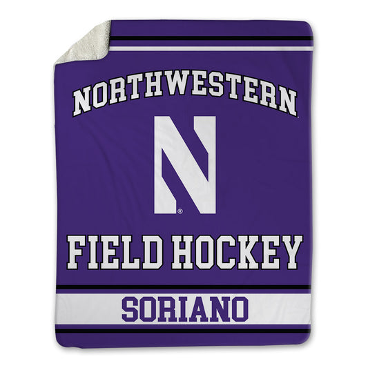 Northwestern - NCAA Women's Field Hockey : Julia Soriano - Blanket-0