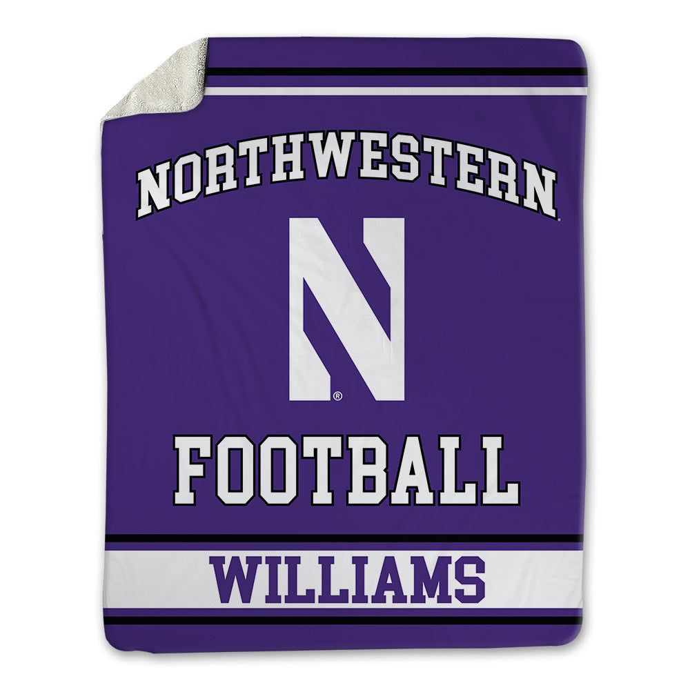 Northwestern - NCAA Football : Tito Williams - Blanket-0