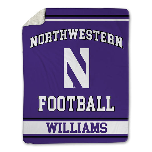 Northwestern - NCAA Football : Tito Williams - Blanket-0