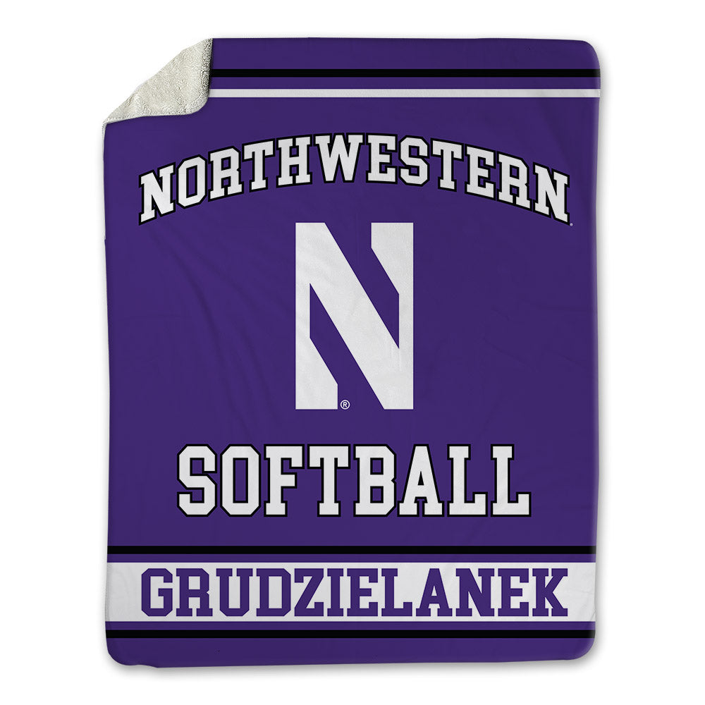 Northwestern - NCAA Softball : Riley Grudzielanek - Blanket-0