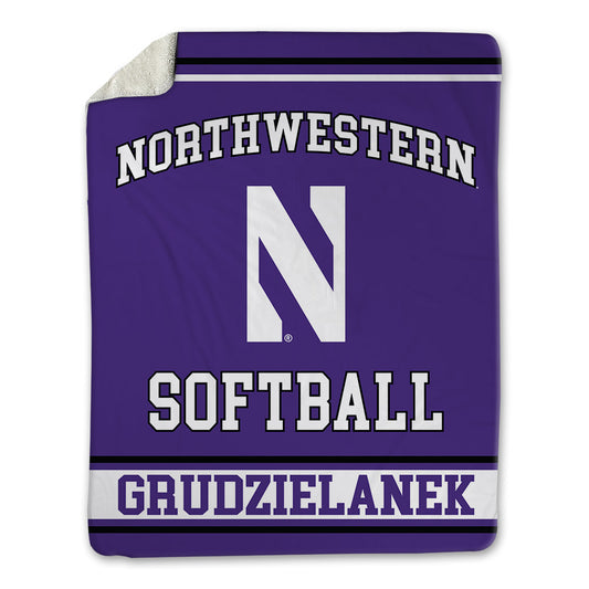 Northwestern - NCAA Softball : Riley Grudzielanek - Blanket-0