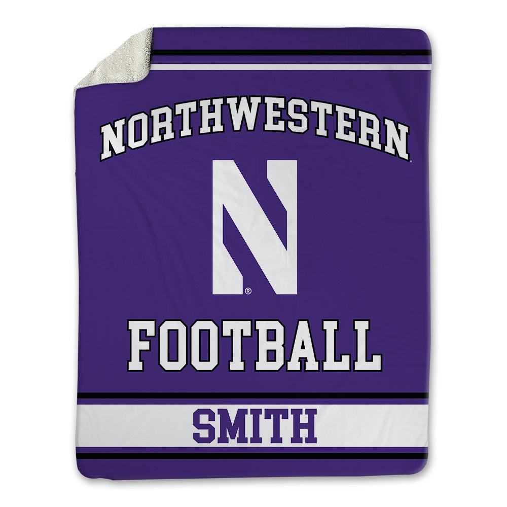 Northwestern - NCAA Football : Evan Smith - Blanket-0