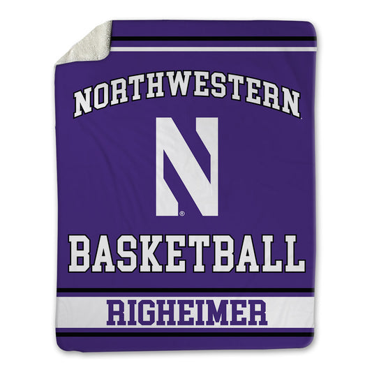 Northwestern - NCAA Women's Basketball : Kat Righeimer - Blanket-0