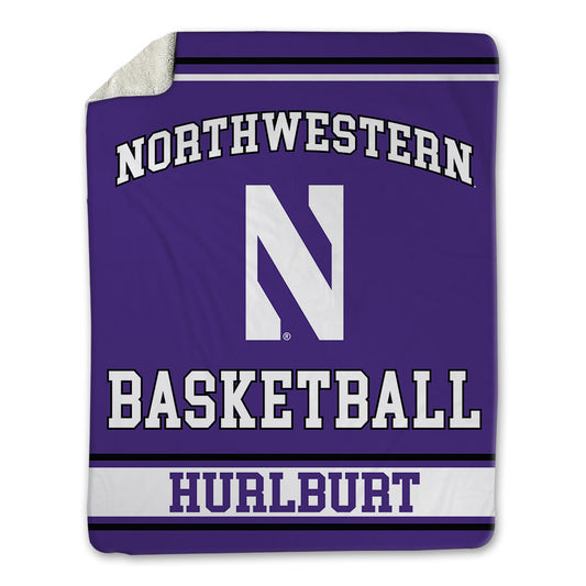 Northwestern - NCAA Men's Basketball : Gustave Hurlburt - Blanket-0