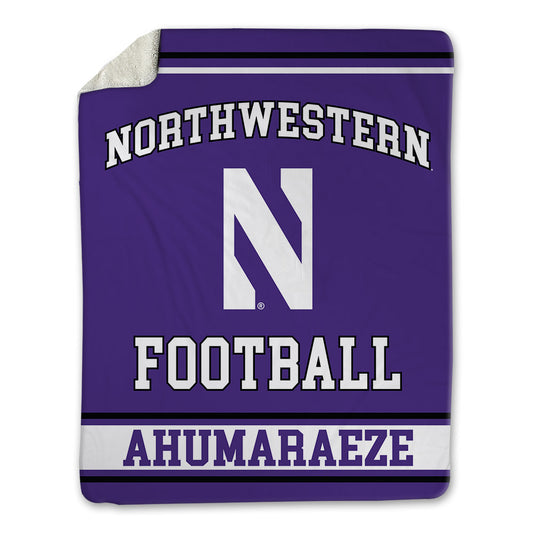 Northwestern - NCAA Football : Ricky Ahumaraeze - Blanket-0