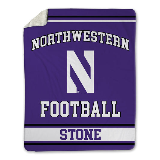 Northwestern - NCAA Football : Preston Stone - Blanket-0