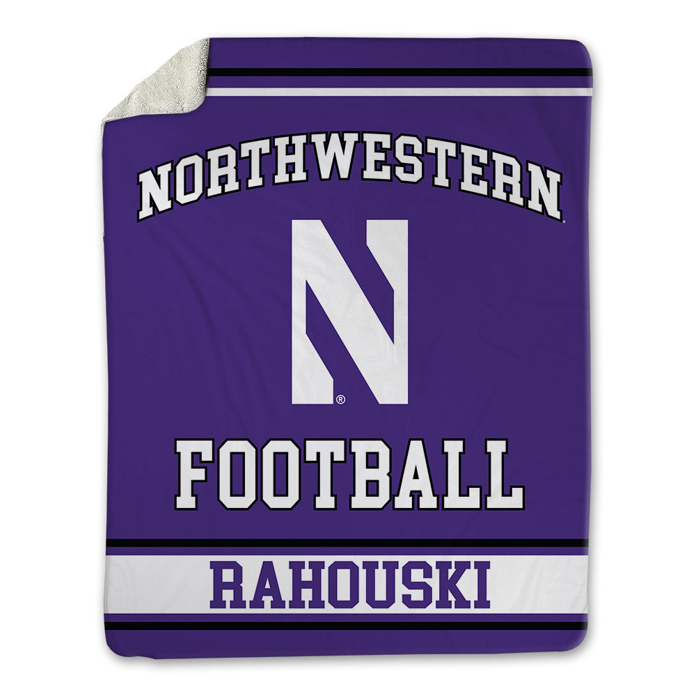 Northwestern - NCAA Football : Dennis Rahouski - Blanket-0