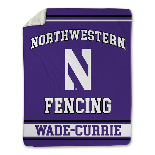 Northwestern - NCAA Women's Fencing : Ava Wade-Currie - Blanket-0