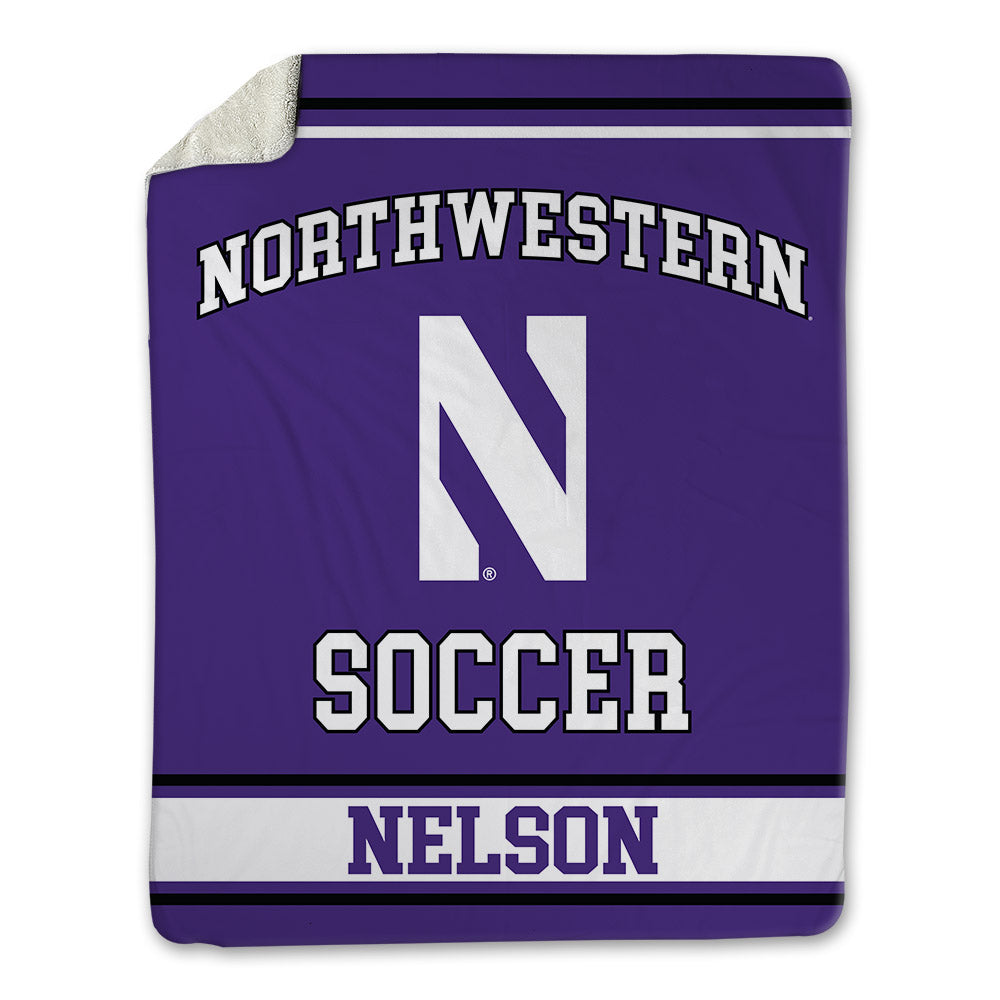 Northwestern - NCAA Women's Soccer : Nyamma Nelson - Blanket-0