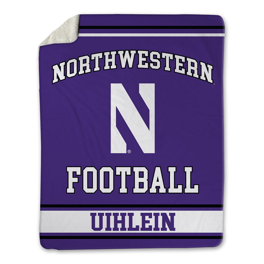 Northwestern - NCAA Football : Mac Uihlein - Blanket-0