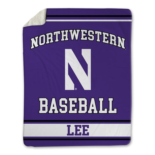 Northwestern - NCAA Baseball : Yonghoon Lee - Blanket-0