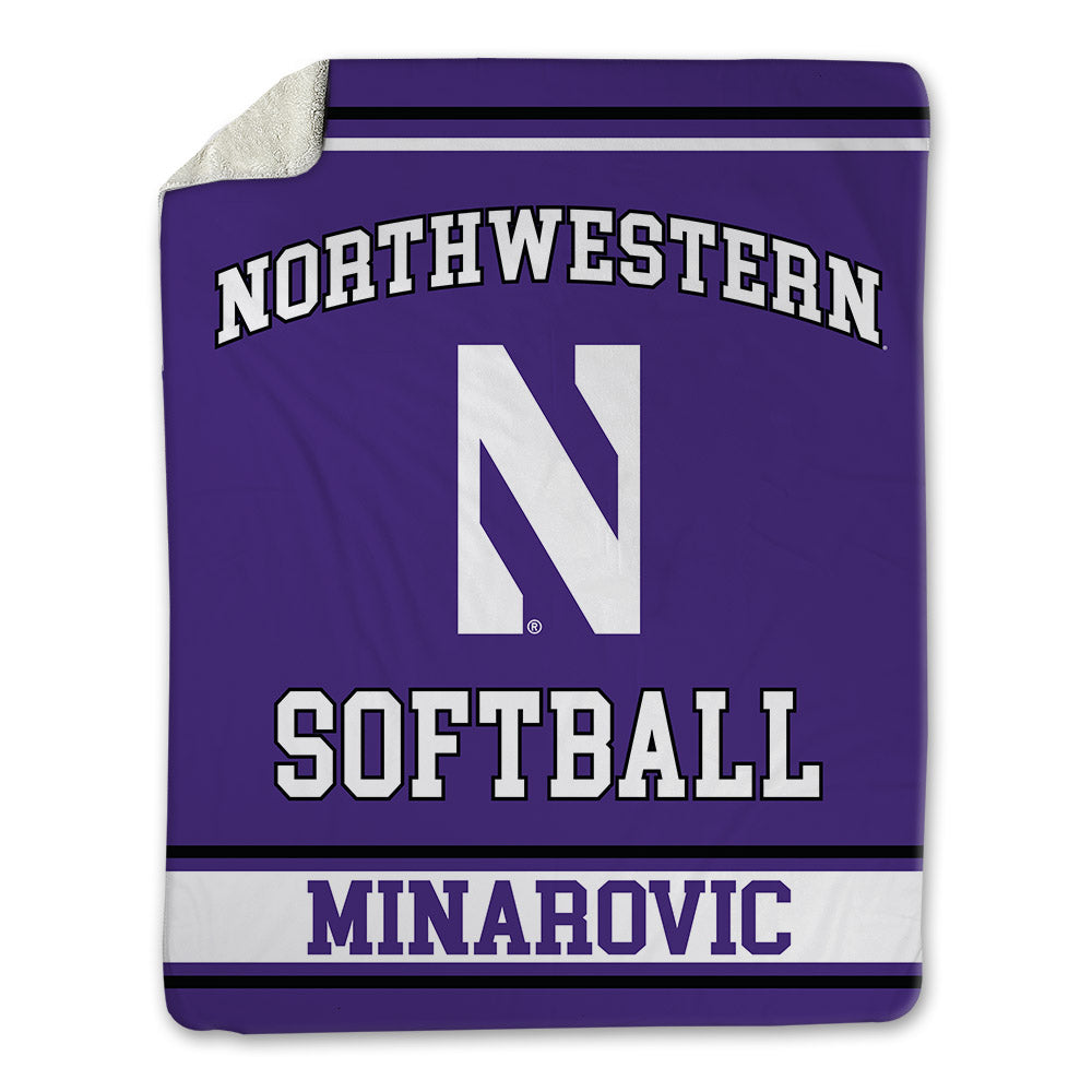 Northwestern - NCAA Softball : Grace Minarovic - Blanket-0