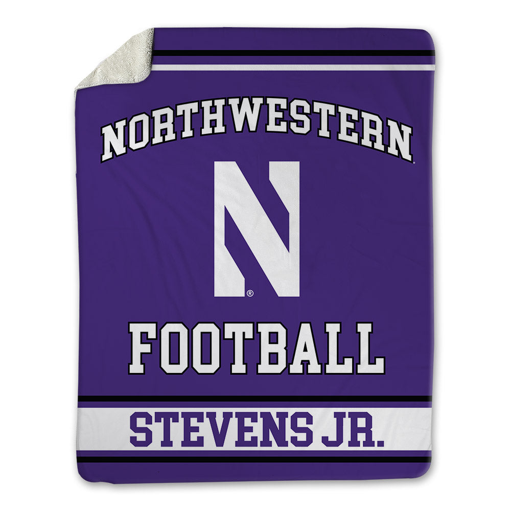 Northwestern - NCAA Football : JonJon Stevens Jr. - Blanket-0