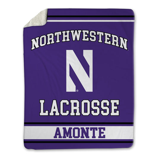 Northwestern - NCAA Women's Lacrosse : Dylan Amonte - Blanket-0