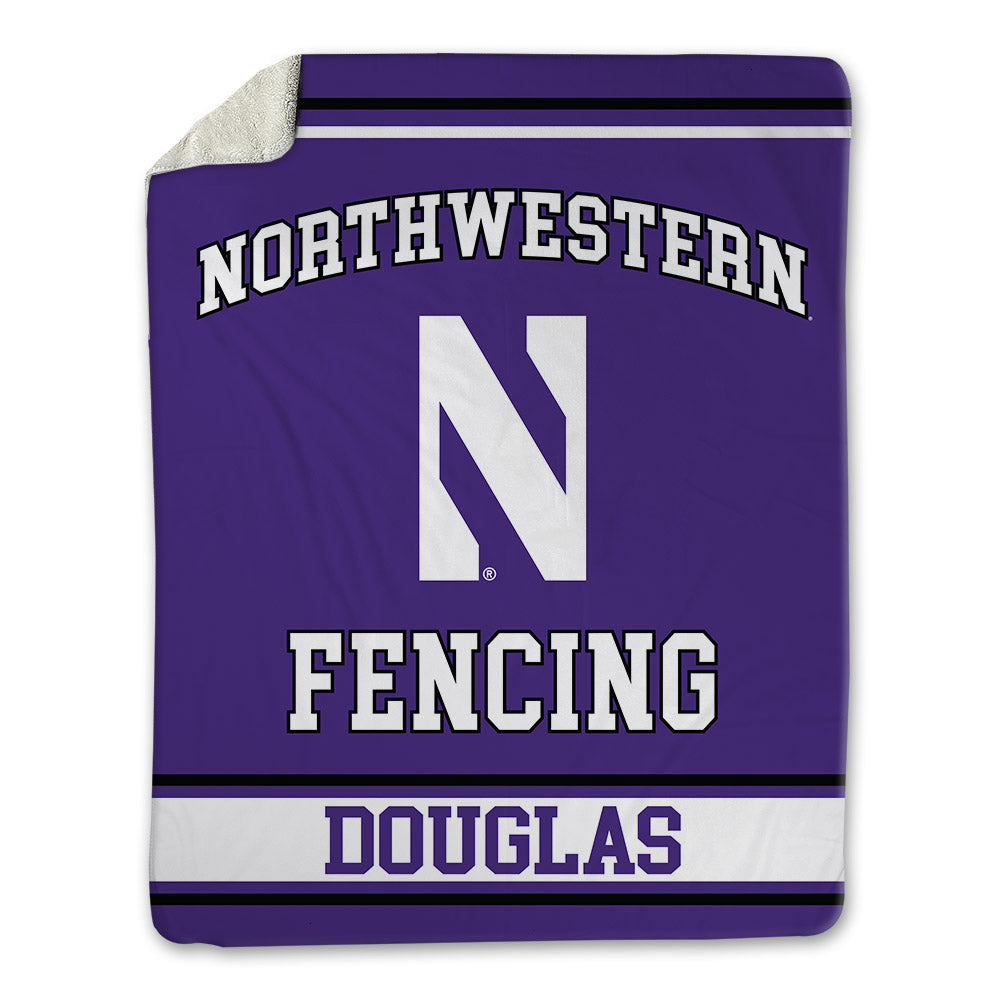 Northwestern - NCAA Women's Fencing : Julia Douglas - Blanket-0