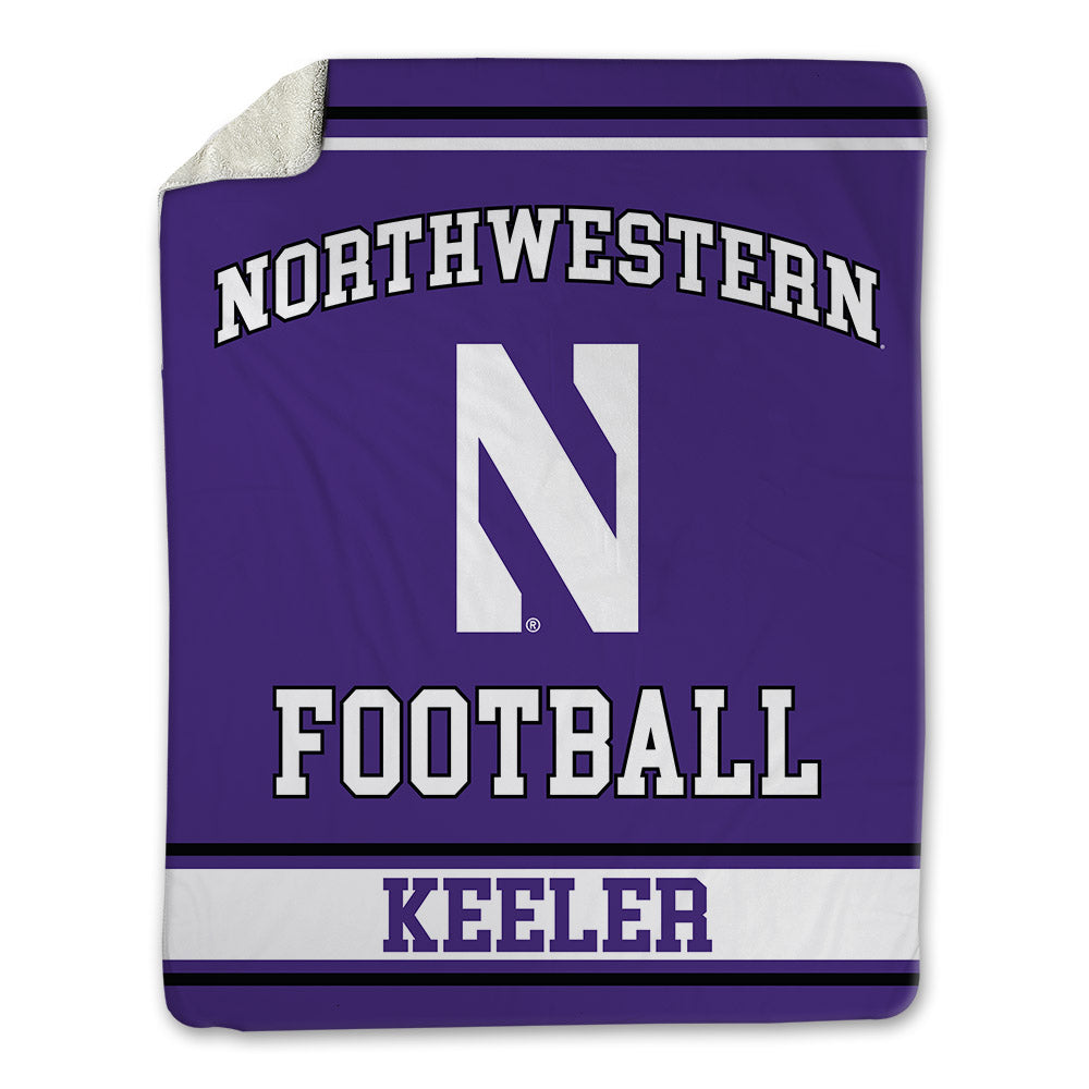 Northwestern - NCAA Football : Matt Keeler - Blanket-0