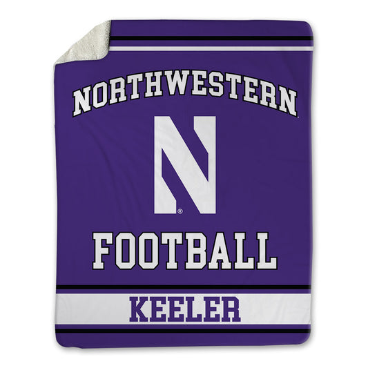 Northwestern - NCAA Football : Matt Keeler - Blanket-0