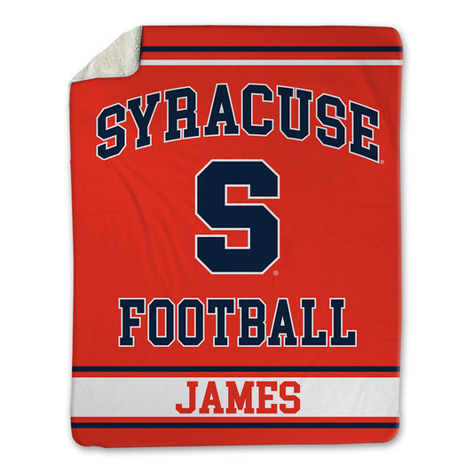 Syracuse - NCAA Football : Malachi James - Blanket-0