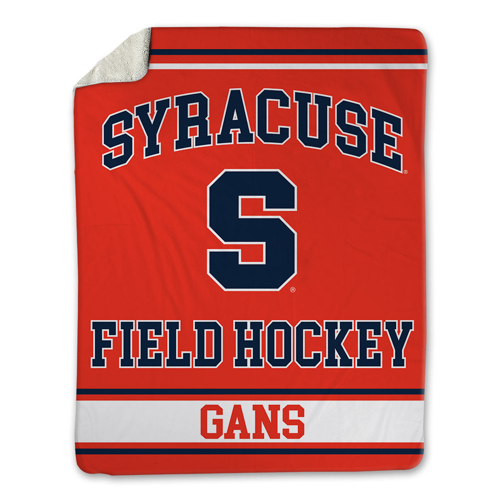 Syracuse - NCAA Women's Field Hockey : Taja Gans - Blanket-0