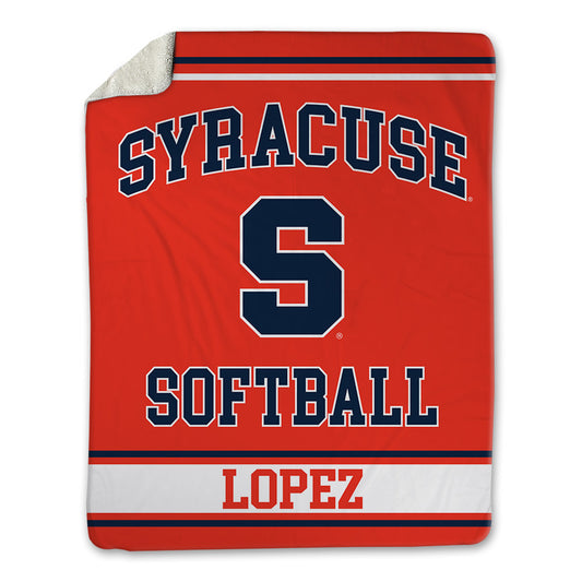 Syracuse - NCAA Softball : Madelyn Lopez - Blanket-0