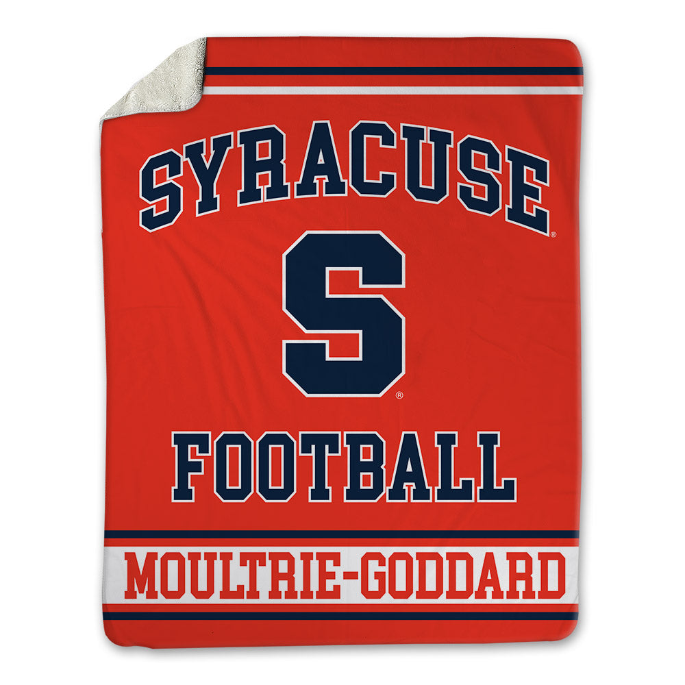 Syracuse - NCAA Football : Zyian Moultrie-Goddard - Blanket-0