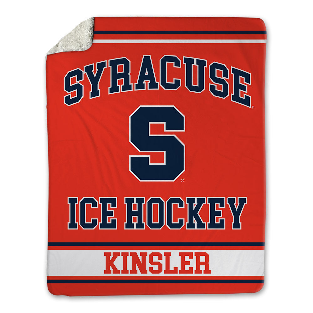 Syracuse - NCAA Women's Ice Hockey : Jackson Kinsler - Blanket-0