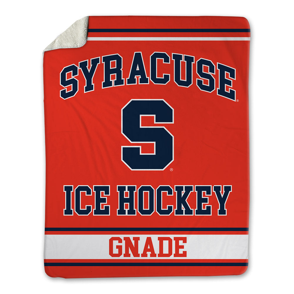 Syracuse - NCAA Women's Ice Hockey : Emma Gnade - Blanket-0