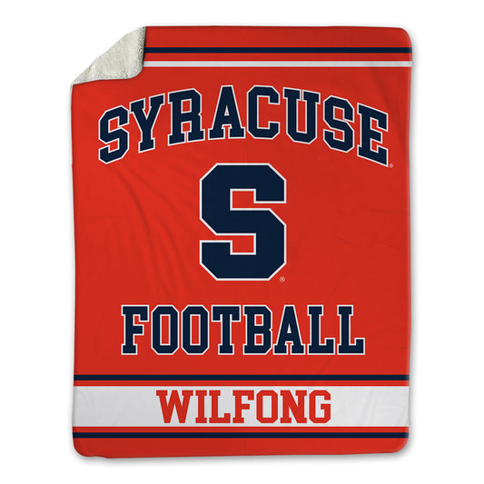 Syracuse - NCAA Football : Terrell Wilfong - Blanket-0